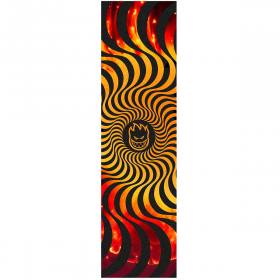 9x33 Spitfire Wheels Classic Swirl Graphic Griptape - Lava
