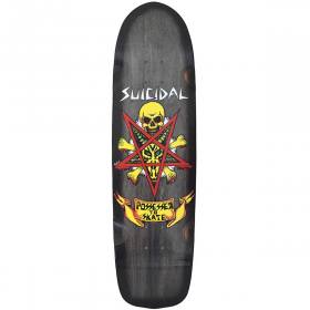 8.75x32.5 Suicidal Skates Possessed To Skate Pool Deck - Black Stain/Black Fade