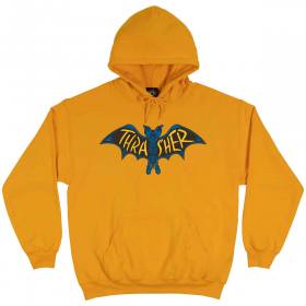 Thrasher Bat Pullover Hoodie - Gold