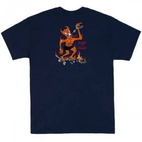 Thrasher Burn It Down T-Shirt - Navy