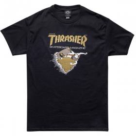 Thrasher First Cover T-Shirt - Black/Gold