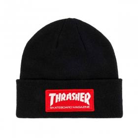 Thrasher Skate Mag Patch Cuff Beanie - Black