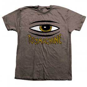 Toy Machine Eye Machine T-Shirt - Brown Heather