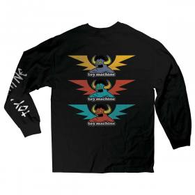 Toy Machine Tri-Monster Long Sleeve T-Shirt - Black