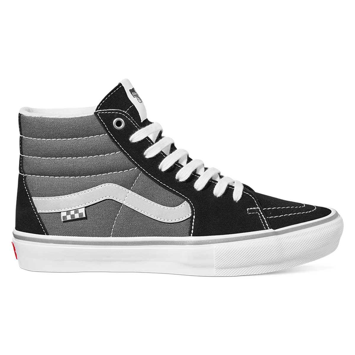 tieners storm Kosmisch Vans Skate Sk8-Hi Shoes - Reflective Black/Grey | SoCal Skateshop