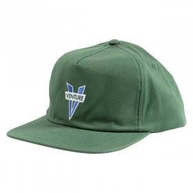 Venture Trucks Heritage Snapback Hat - Dark Green/Blue/White