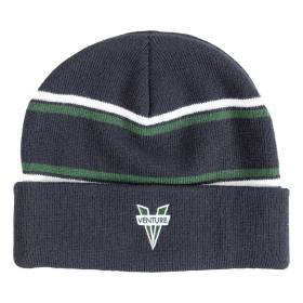 Venture Trucks Heritage Cuff Beanie - Navy/White/Green