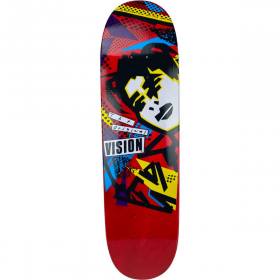 8.875x32.75 Vision Gonz Modern Shaped Deck - Red Stain