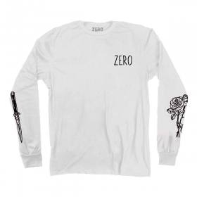 Zero Bowen Art Long Sleeve T-Shirt - White