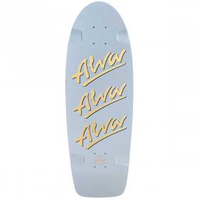 10x30 Alva Tri Logo Re-Issue Deck - Grey - Pre-Gripped
