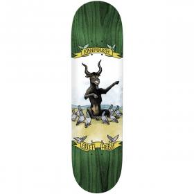 8.75x32.75 Antihero Austin Kanfoush Pigeon Religion Deck - Green Stain