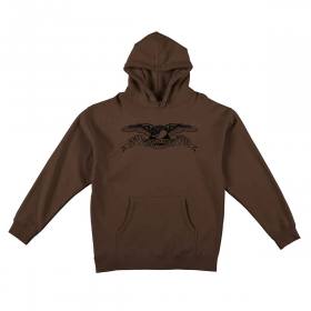 Antihero Basic Eagle Pullover Hoodie - Brown/Black