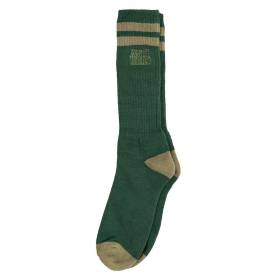 Antihero Blackhero Outline Crew Socks - Forest Green/Camel