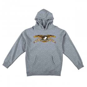 Antihero Eagle Pullover Hoodie - Grey Heather/Multi
