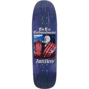 9.56x32.98 Antihero Ten Curbmandents Green Giant Shaped Deck - Blue Stain
