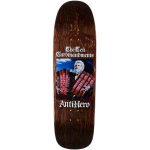 9.56x32.98 Antihero Ten Curbmandents Green Giant Shaped Deck - Brown Stain
