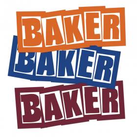 Baker Summer 2023 Brand Logo 3 Sticker Pack