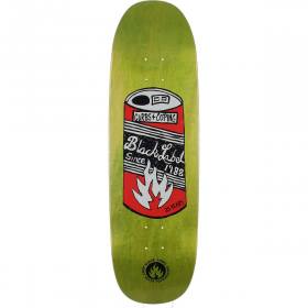 8.88x32.25 Black Label 35 Years Can Black Widow Shaped Deck - Green Stain