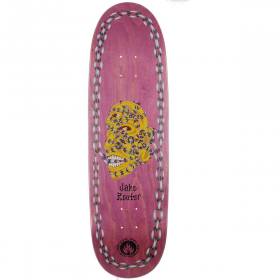 9.25x32.25 Black Label Jake Reuter Chains Egg Shaped Deck - Purple Stain