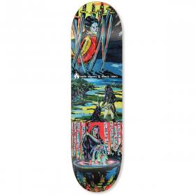 8.38x32.5 Black Label Omar Hassan Violet Actions Deck