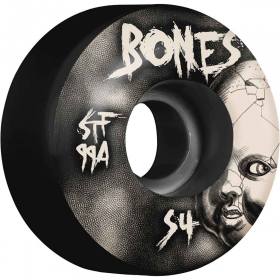 54mm 99a Bones STF V1 Standard Dollhouse Wheels - Black