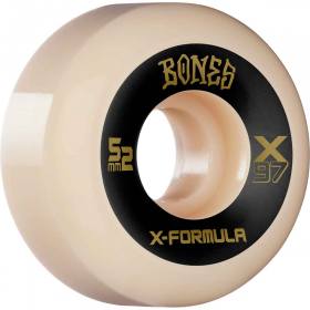 Bones X-Formula V5 Side-Cut Head Rush Skateboard Wheels - White 