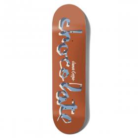 8x31.875 Chocolate James Capps Original Chunk Deck - Burnt Orange