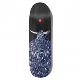 9.25x32 Chocolate Raven Tershy Infinite Couch Shaped Deck