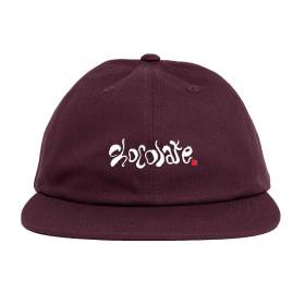 Chocolate Melted Snapback Hat - Port
