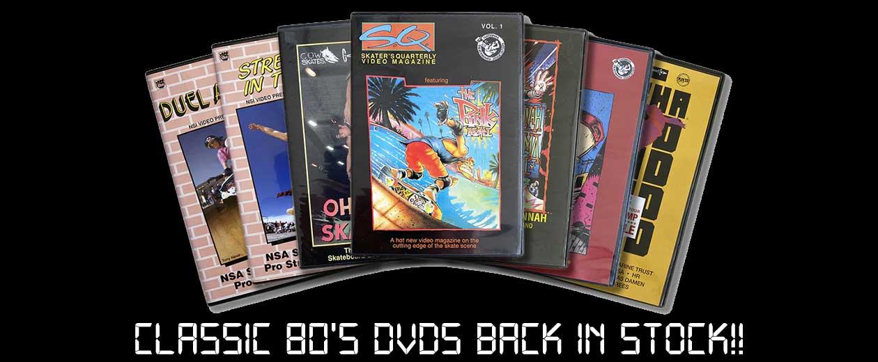 1980s Classic Skateboard Contest DVDs