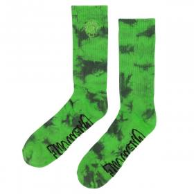 Creature Bonehead Flame Crew Socks - Green Wash