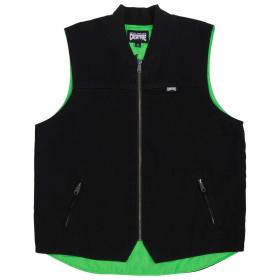 Creature Bonehad Flame Vest - Black Denim