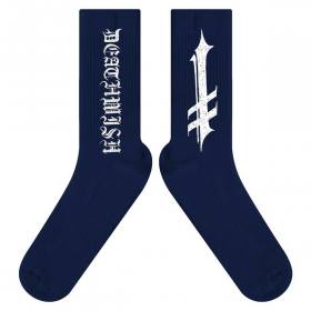 Deathwish Resurrection Socks - Navy/White