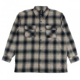 Dickies Skate Ronnie Sandoval Brushed Flannel Shirt - Blue Ombre Plaid