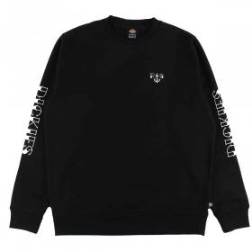 Dickies Skate Ronnie Sandoval Relaxed Fit Crewneck Sweatshirt - Black