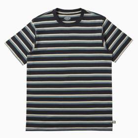 Dickies Skate Striped T-Shirt - Black/Lincoln Green Stripe