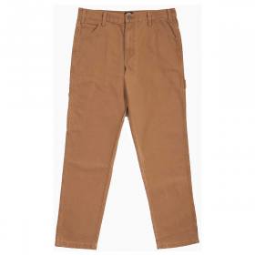 Dickies Relaxed Fit Heavyweight Duck Carpenter Pants - Rinsed Brown Duck