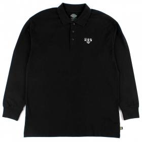 Dickies Skate Ronnie Sandoval Long Sleeve Polo Shirt - Black