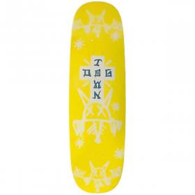 9.25x32.075 Dogtown Rat Face 2 Square Egg Shaped Deck - Yellow Dip