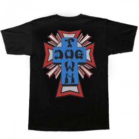 Dogtown Cross Logo Color T-Shirt - Black/Red/Blue/Grey