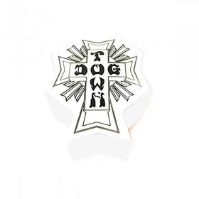 Dogtown Cross Logo Wax - 3" White