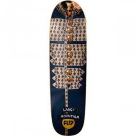 8.75x31.75 Flip Lance Mountain Tunic Shaped Deck - Blue