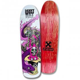 9x32.3 H-Street Danny Way Serpent & Rabbit Shaped  Deck - Pink/Purple