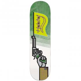 8x31.5 Habitat Flagged Logo Deck - Green Flag