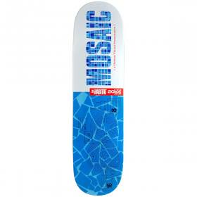 8.375x32.25 Habitat Mosaic 20 Twin Deck - White