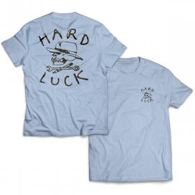 Hard Luck MFG OG Logo T-Shirt - Light Blue/Black