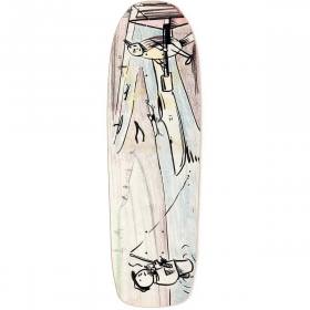 9.5x32 The Heated Wheel Gone Fishin Shaped Deck