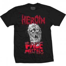 Heroin Face Melters T-Shirt - Black
