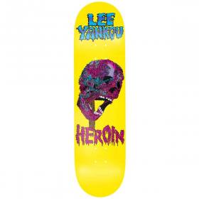 8.25x31.5 Heroin Lee Yankou Face Melter Deck - Yellow
