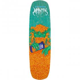 9x31.75 Heroin Mandy X Bratrud Symmetrical Shovel Shaped Deck - Teal Stain